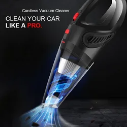 Handheld Vacuum Cordless Portable Handheld Vacuum Cleaner Rechargeable Car Vacuum  Powerful Suction Wet Dry Vacuum Home and Car