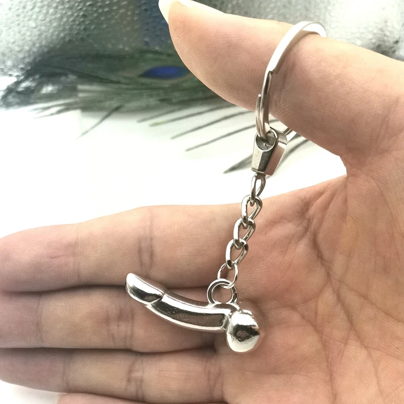 Male Genitalia Key Chain,The Female Genital Key Chain, Lover Keychain,for Lovers Metal Sexy Dick Penis Keyring Woman Man Gifts