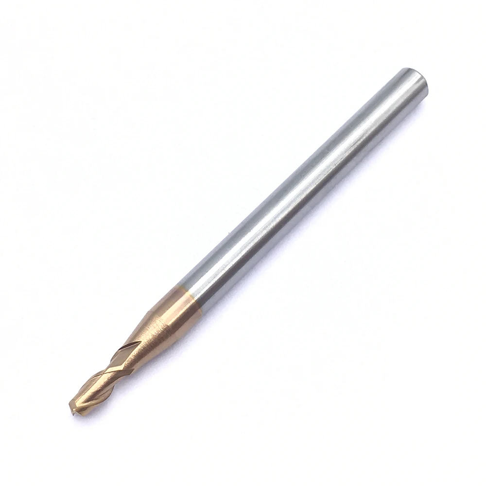 1 Chiếc HRC60 2F 2.5XD4X50L Endmill Hợp Kim Thép Vonfram Phay CNC Cắt Maching Máy Dụng Cụ Thép Chế Biến Gỗ