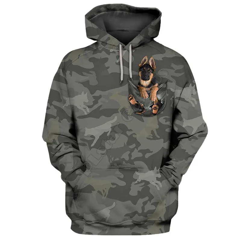 

German Shepherd 3D Printed Hoodies Pullover Men For Women Funny Animal Sweatshirts Fashion Cosplay Apparel Sweater 03