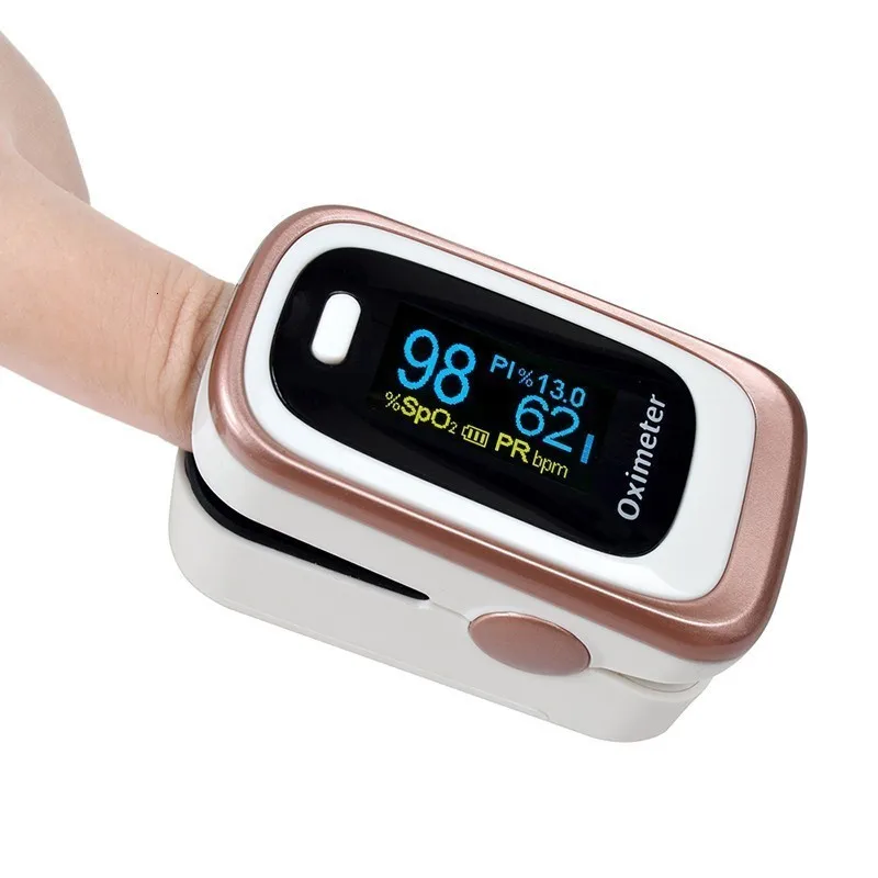 JYHealth Medical Finger Pulse Fingertip Oled Portable Oximeter SPO2 PR 8 hours sleep monitor Blood Oxygen Oximetro De Dedo case