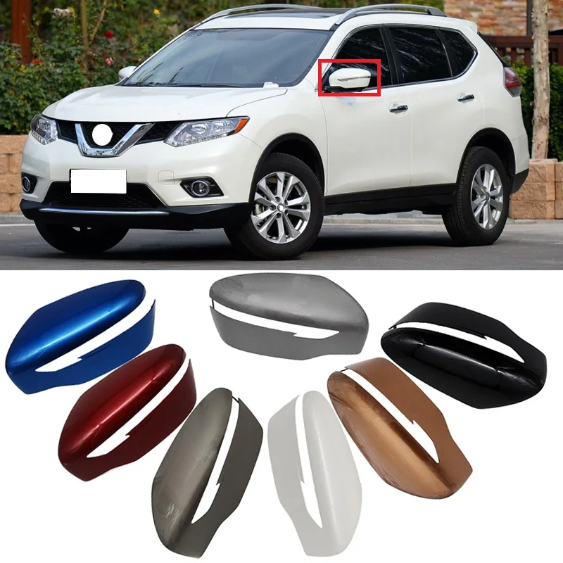 

Боковые зеркальные крышки Yasong для Nissan X-Trail Murano Qashqai 14-19, хромированные крышки для дверного зеркала, высококачественный корпус, крышка корпуса