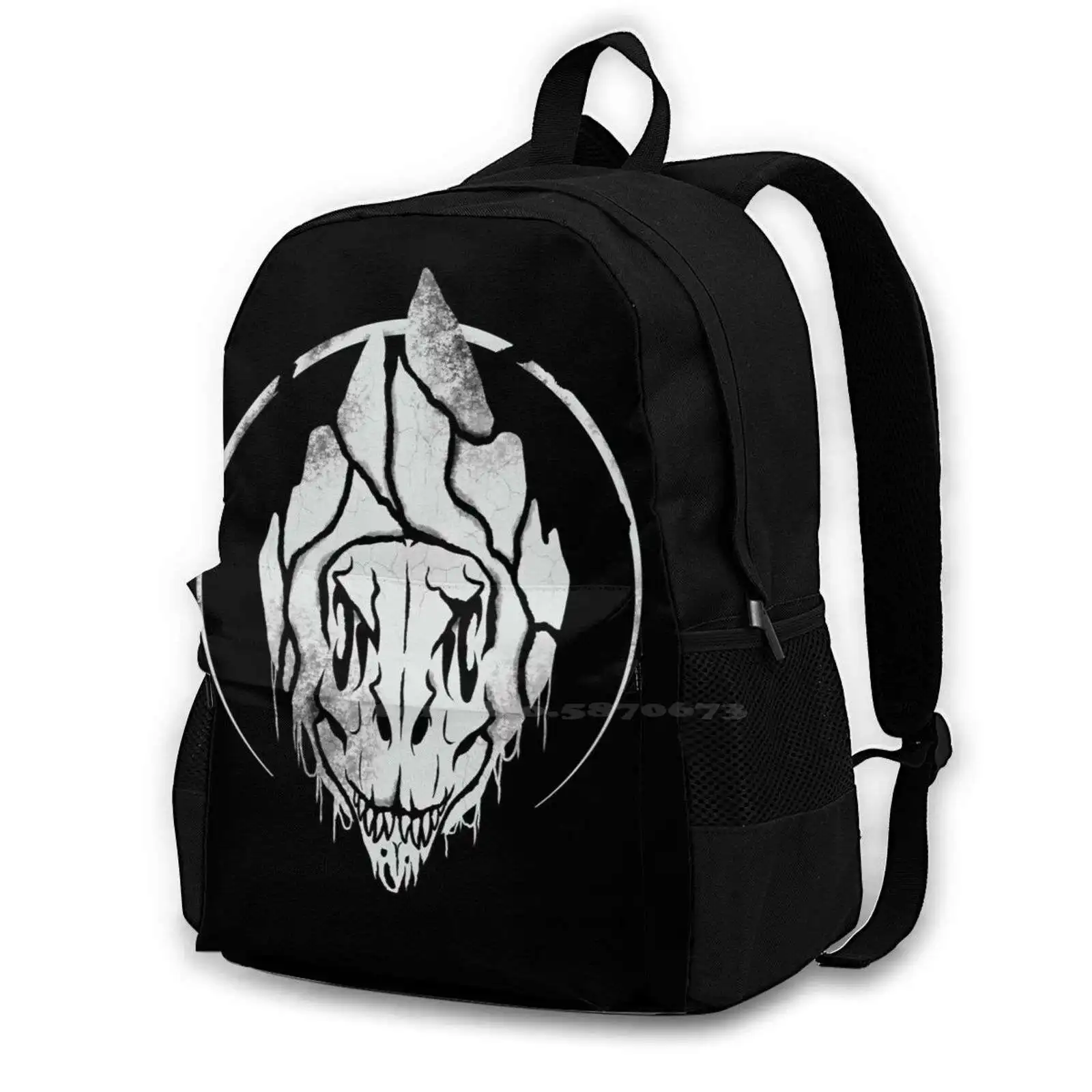 Light Grey Logo , Centered Hot Sale Schoolbag Backpack Fashion Bags Light Grey The Isle Dinosaurs