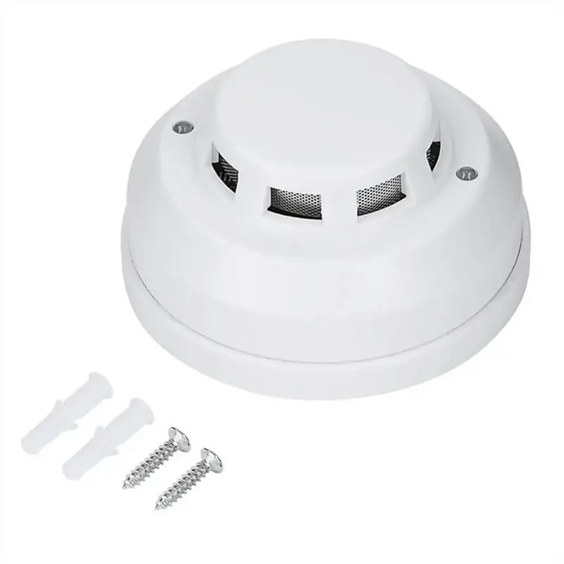 Wired Smoke Detector Smoke Alert Hardwired Smoke Beam Detector With DC9~35V Smoke Alarm With Relay