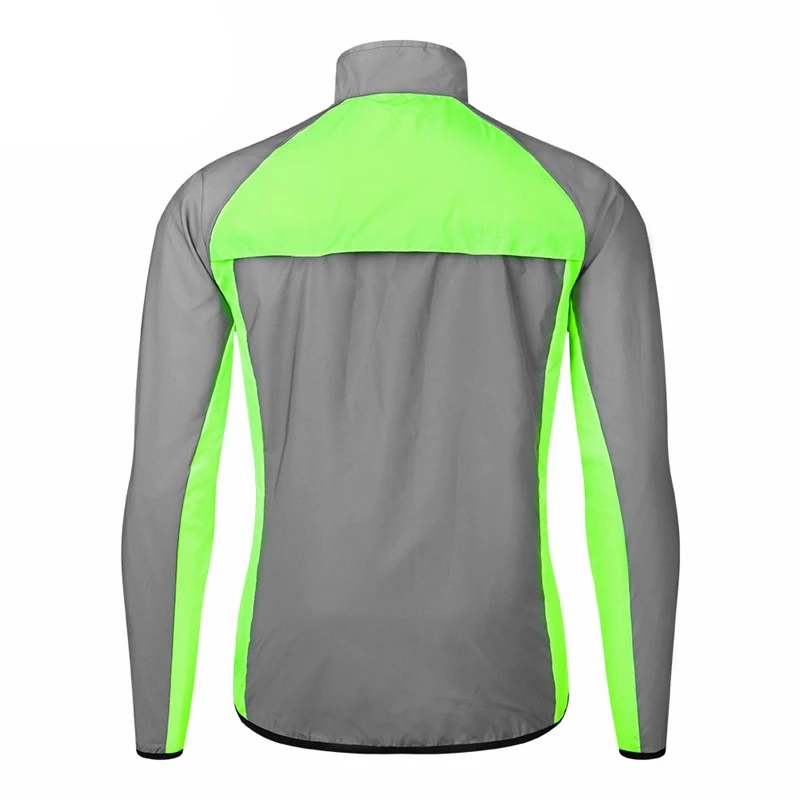 Ultralight Reflective Men Women Cycling Jacket Windproof Warm Mountain Bike MTB Wind Jacket Running Riding Bicycle Windbreaker