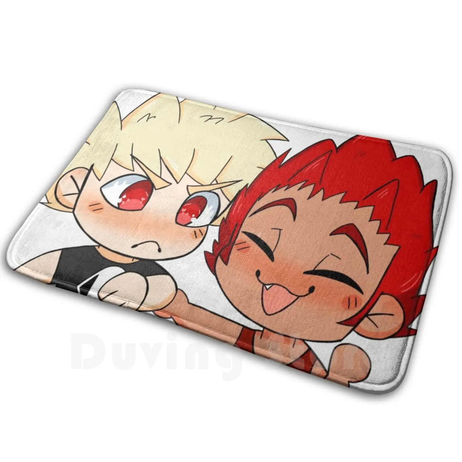 Kiribaku Carpet Mat Rug Cushion Soft Non-Slip Bnha Boku No Hero Academia Mha Kiribaku Bakugo Kirishima Chibi