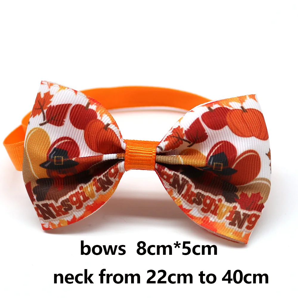 30pc Small Dogs Bowtie  Fall Dog Accessories Samll Dog Cat Puppy Bow Tie Collar Autumn Dogs Accessories For samll Dogs