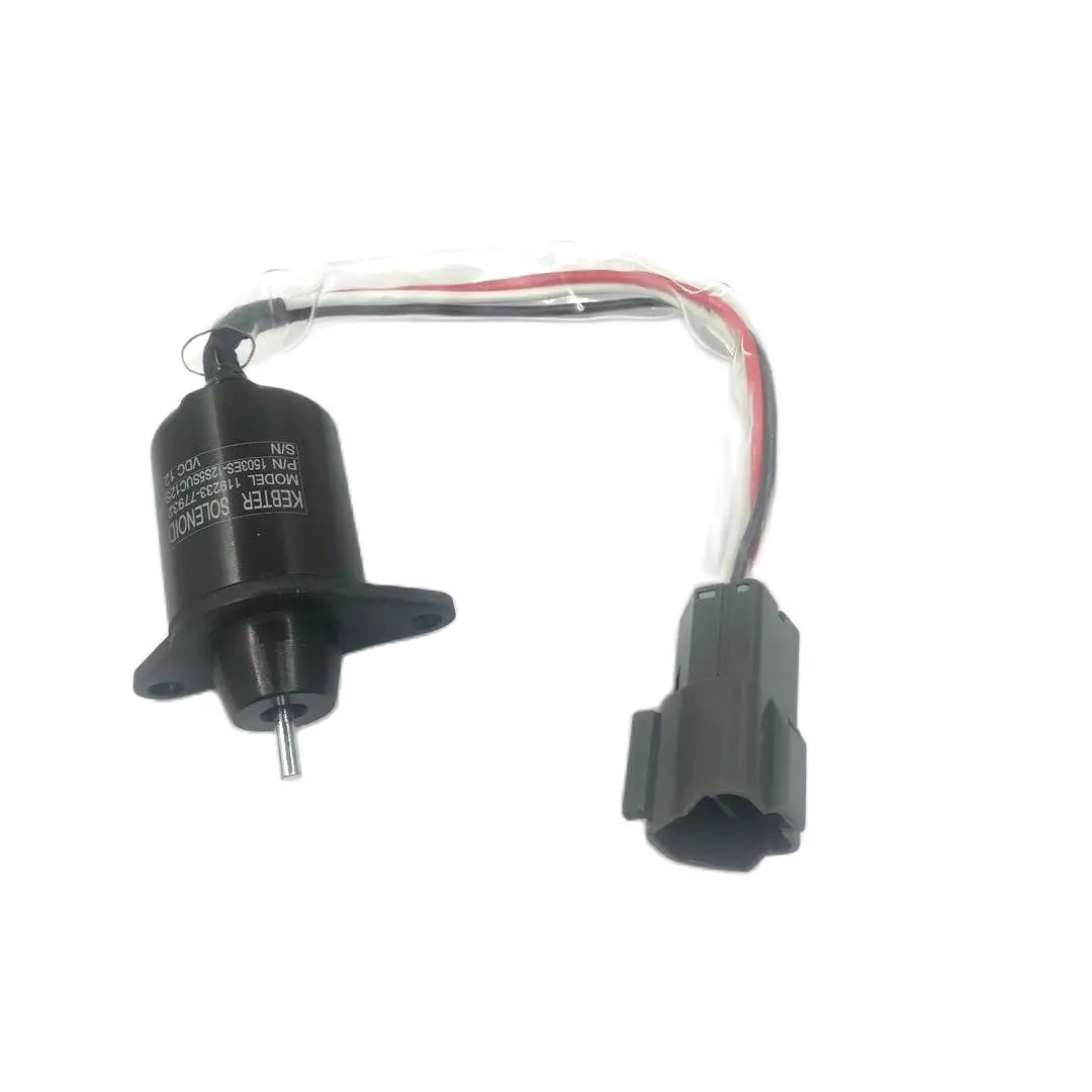 Joli d'électrovanne d'extinction pour moteur Yanmar, 4TNV94, 98, Doosan, Hyundai, 60Ebaccessrespiration, 12V24V