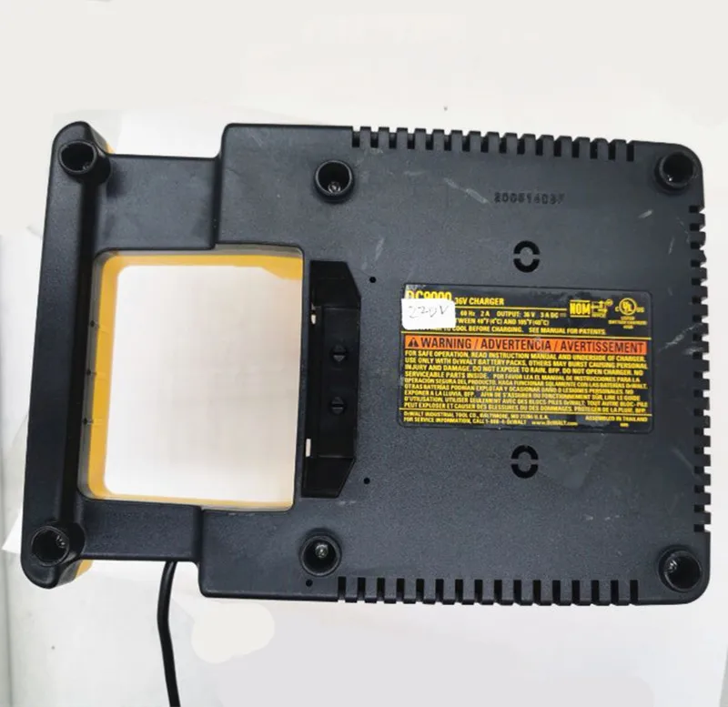 Imagem -02 - Carregador de Bateria Dewalt Heavy Duty Carregador de Bateria Usado de 220240v Dc9000 de 36 Volts 28v 36 v e Hora