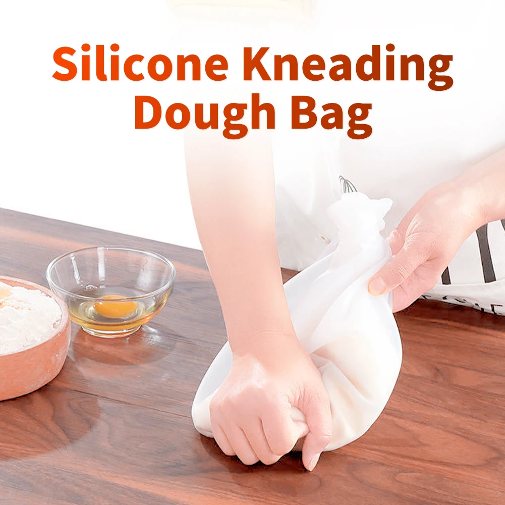 

Silicone Kneading Dough Bag Non-Stick Flour Mixing Bags Food Grade Soft Dough Mixer for Cooking Bread Pastry Kitchen Tools