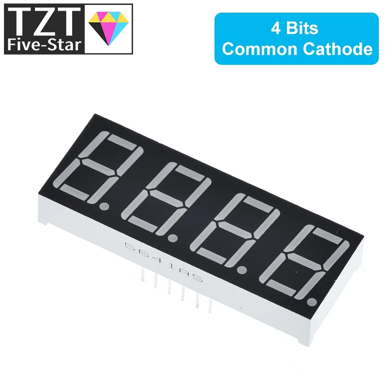 0,56 Zoll LED-Anzeige 7-Segment 1 Bit/2 Bit/3 Bit/4 Bit Ziffernrohr Rot Gemeinsame Kathode / Anode Digital 0,56 Zoll LED 7-Segment – Detail 12