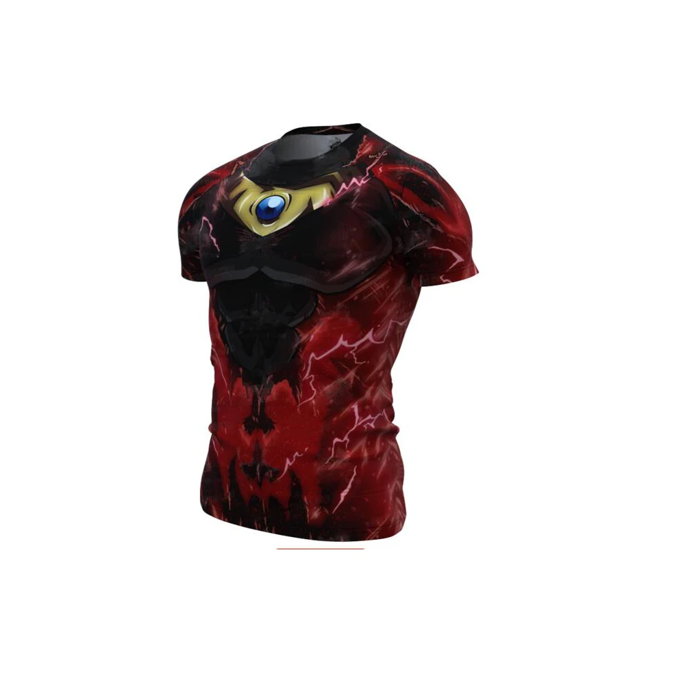 2021 Latest Summer 3D Printed Muscle Viscera Men's Oversized T-shirt Harajuku Youth Fashion Round Neck Short Sleeve Top