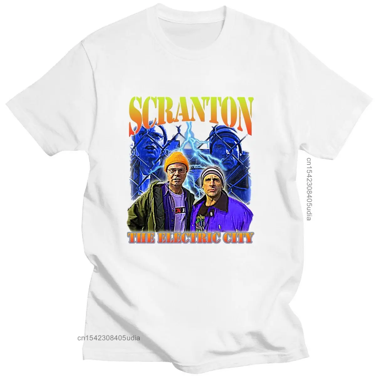 Oversized T-Shirt The Office Dunder Mifflin Dwight Tv Show Scranton Tshirts Male Brand Mens Vintage Cotton Tshirt Unique Tops image 3