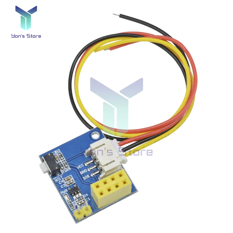 ESP8266 ESP-01 ESP-01S Rgb Led Controller Adapter Module Diy Dc 5V Voor Arduino Ide WS2812 Licht Bar Ring Board met Connector