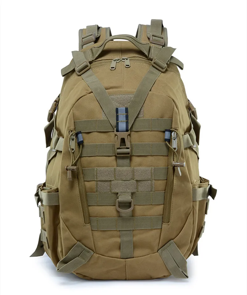 Mochila nueva de viaje a la moda, Molle táctica del ejército, escalada, senderismo al aire libre, mochila reflectante, 2024