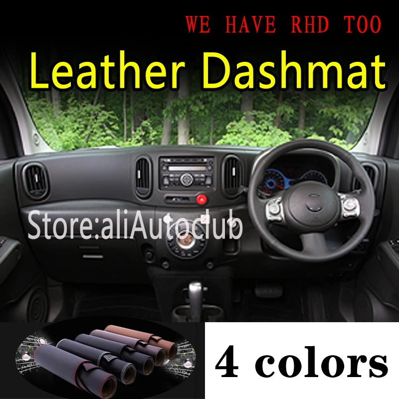 

For NIssan Note E12 2015 - 2019 2016 2017 Leather Dashmat Dashboard Cover Dash Mat Sunshade Carpet Car Styling Auto Accessories