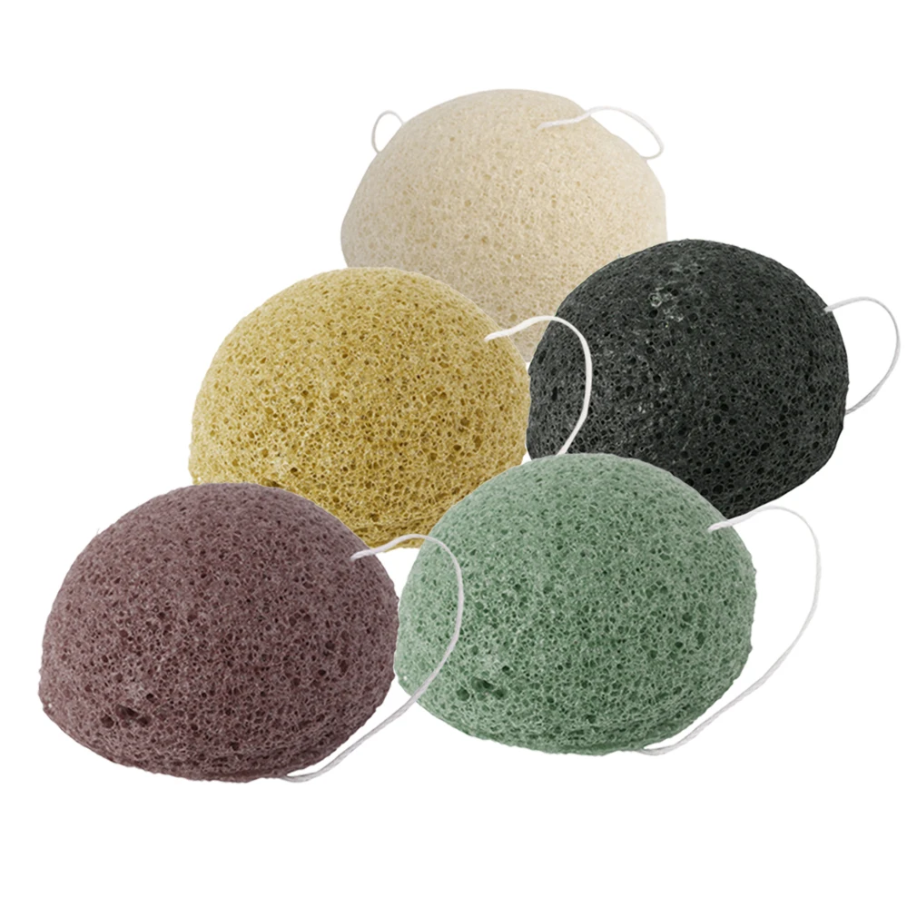 자연 곤약 스폰지 페이셜 케어 클리닝 워싱 스폰지 화이트닝 딥 클렌징 모공 스폰지 스킨 케어 도구