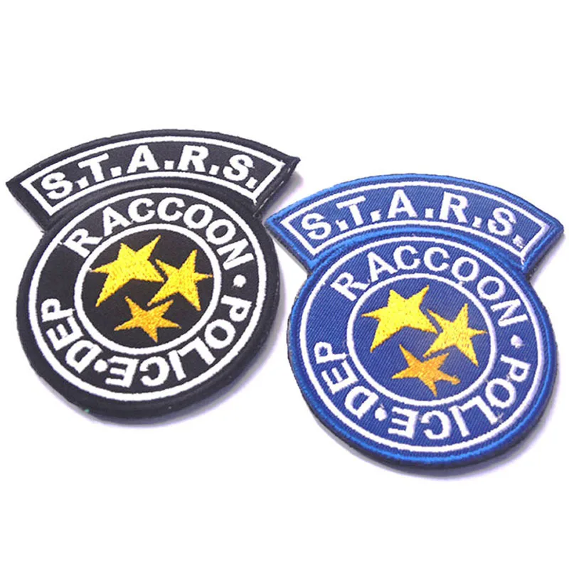 3D Embroidery Patch Biohazard S.T.A.R.S. Raccoon City Embroidery Tactical Military Embroidery Armband Garment Patch