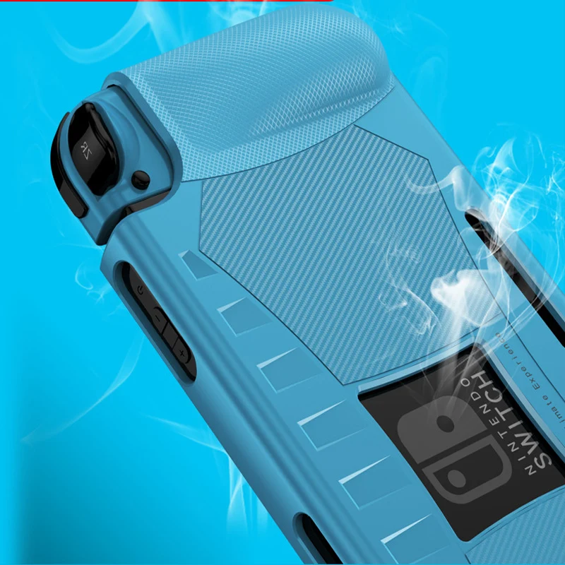 Nintend Switch TPU Case Accessories Protection Shell 2 card Holder Ergonomic Handle Grip For Nintendo Switch Shockproof Cooling