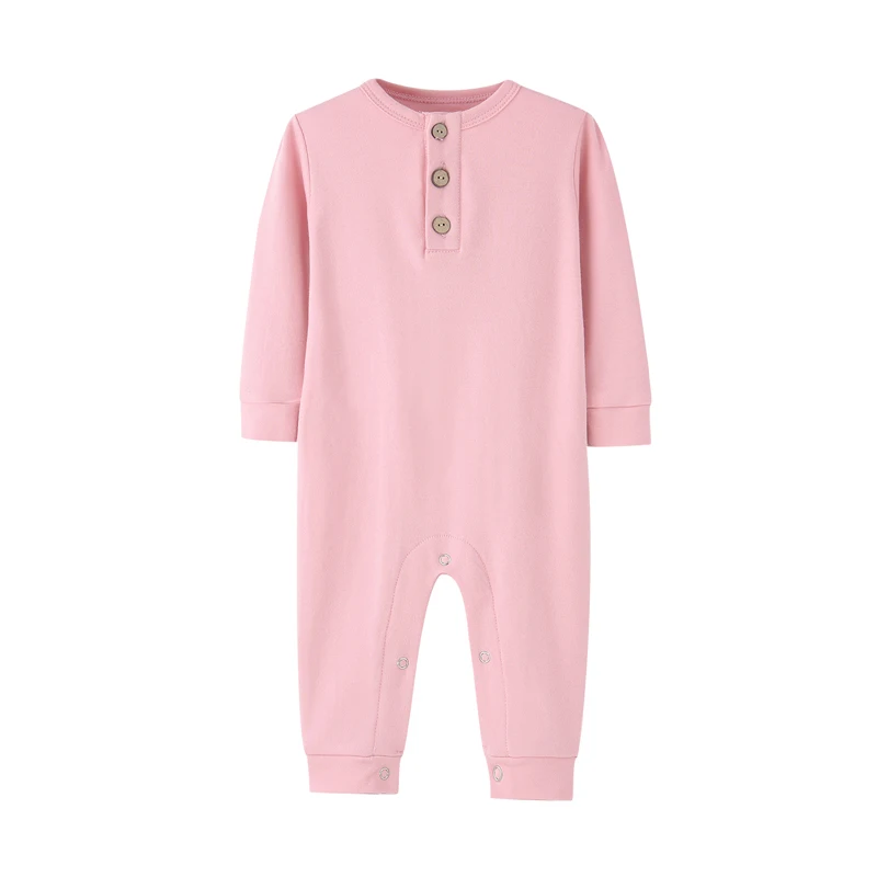 100% Cotton Baby Rompers Full Sleeve Toddler Boys Girl Sleep and Play Jumpsuits Spring Autumn Bottoming Shirt Soft Skin-frinedly