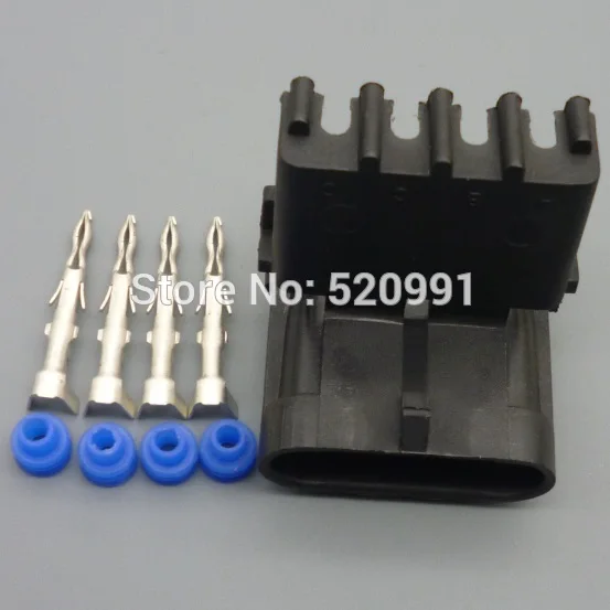 200sets  2.5mm 4p male  Camaro Firebird Corvette 82-84 Large Cap HEI Distributor Connector Pigtail