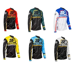 2021 S3 Racing M1 MX Motocross Offroad Mtb Downhill Jeresy Cycling Mountain Bike DH Maillot Ciclismo Hombre Quick Dry Jersey