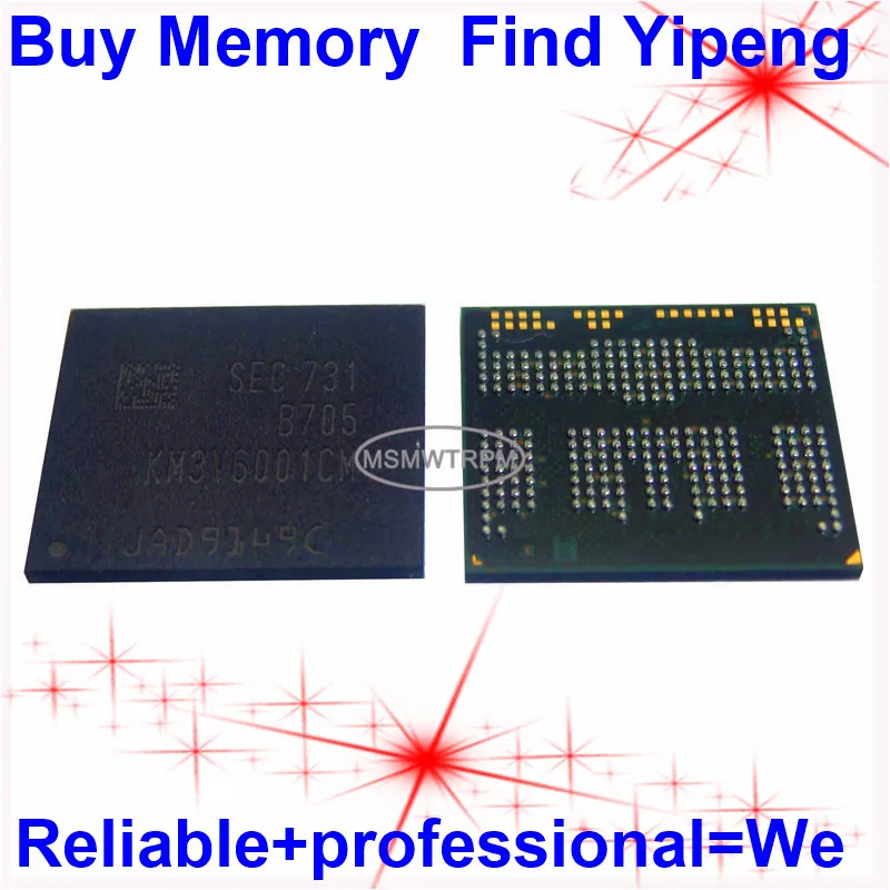 

KM3V6001CM-B705 254FBGA EMCP 128+48 128GB RPMB clean empty data Memory Flash KM3V6001CM