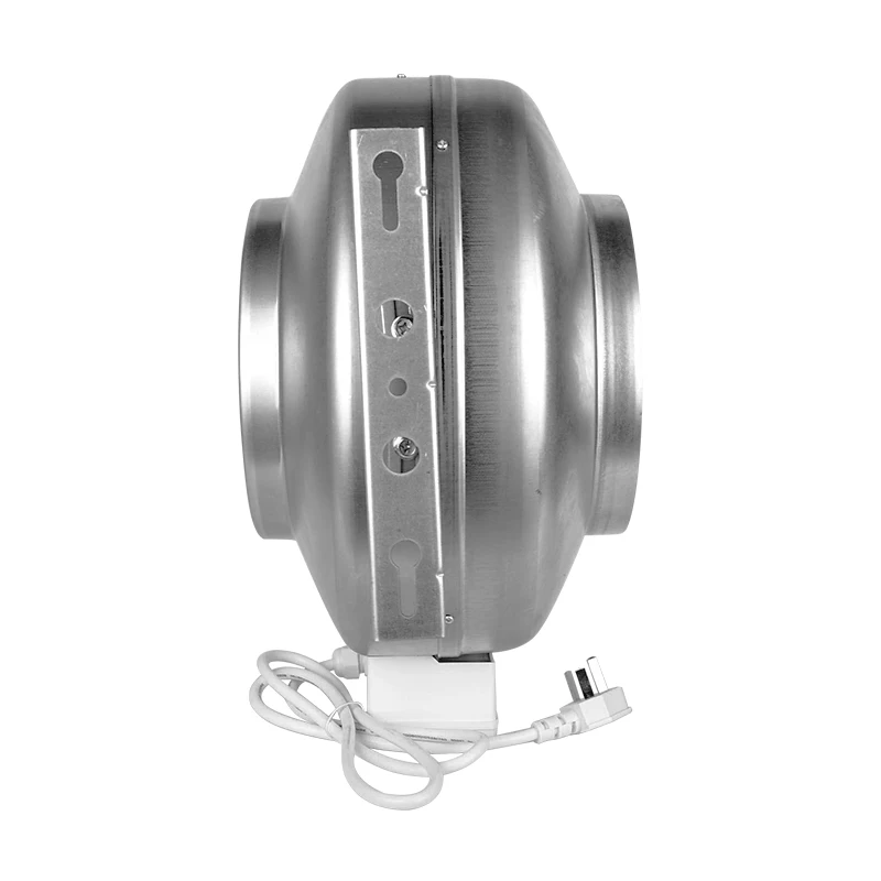 Вентиляторы для круглых воздуховодов 200 мм, встроенный канальный вентилятор, вытяжной вентилятор, вытяжной вентилятор для кухонных труб, центробежный вентилятор для больших расстояний 220 В