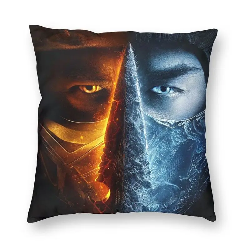 Spear Of Dragons Cushion Cover Sofa Home Decorative Mk11 Mortal Kombat Square Pillow Case 45x45cm