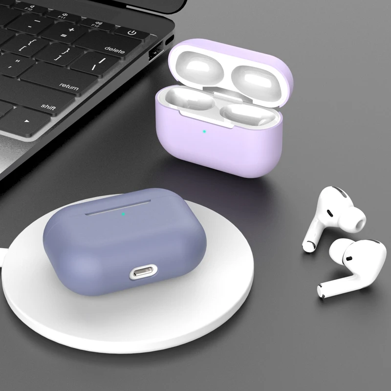 

Силиконовый чехол для Airpods Pro, чехол для беспроводных Bluetooth-устройств apple airpods pro, чехол для наушников, чехол для Air Pods pro 3, чехлы