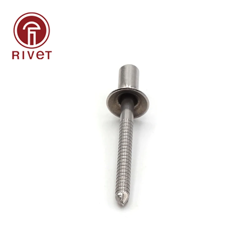 Imagem -02 - Rebites Escareados de Fechado End Blind Rivet Selado Hollow M3.2 m3 gb 12616 1000 Pcs Aço Inoxidável