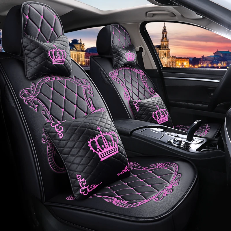 PU Leather Car Seat Covers For BMW X1 X2 X3 X4 X5 X6 X7 E36 E39 E46 E53 E60 E63 E82 E87 E90 E91 Auto Accessories