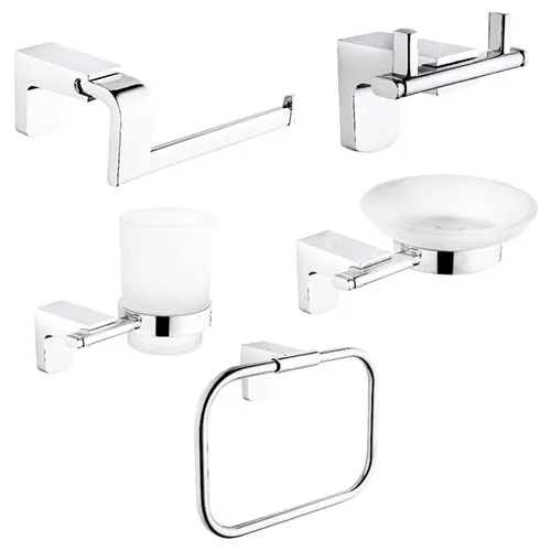 Bathroom Set Towel Holder, Bathroom Kitchen Towel-Away Bracket for Luxury Bathroom Decoration Decorative towel Holder Shower The tool