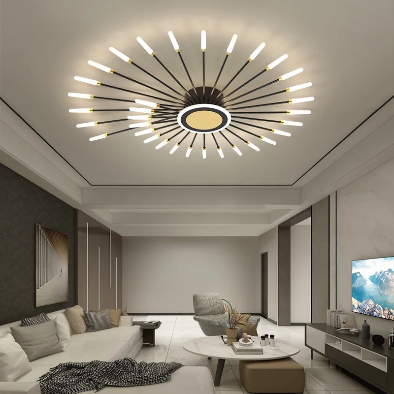 

Home Living Room Decoration Ceiling Lights Warm Romantic Hall Room Decor Lamps For Dining Room Nordic Style LED Lights Fixture