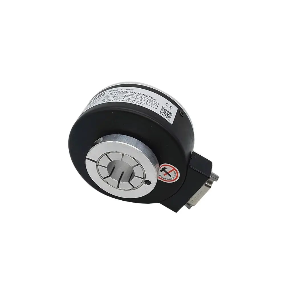 中空シャフトエンコーダ,5v,12v,24v,80mm,pcプラグ,サイドピン,GHH80-18J1024BMP526