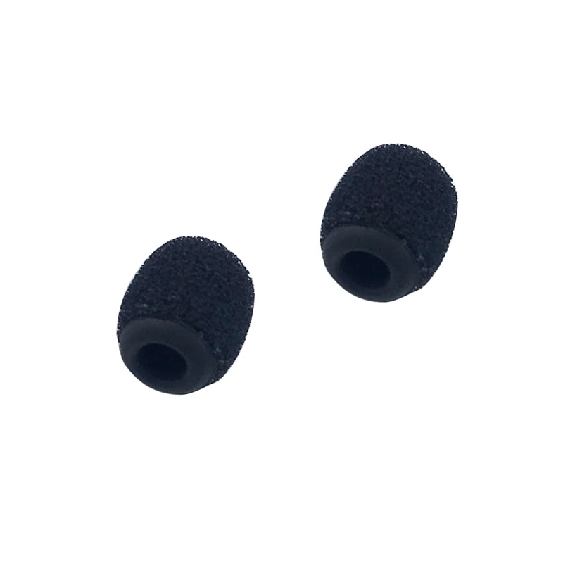 Canfon 2pcs Foam Windscreen Covers with Silicone Holder Compatible for  Sanken COS-11D Lavalier Mic with diameter of 3.5-4.5mm