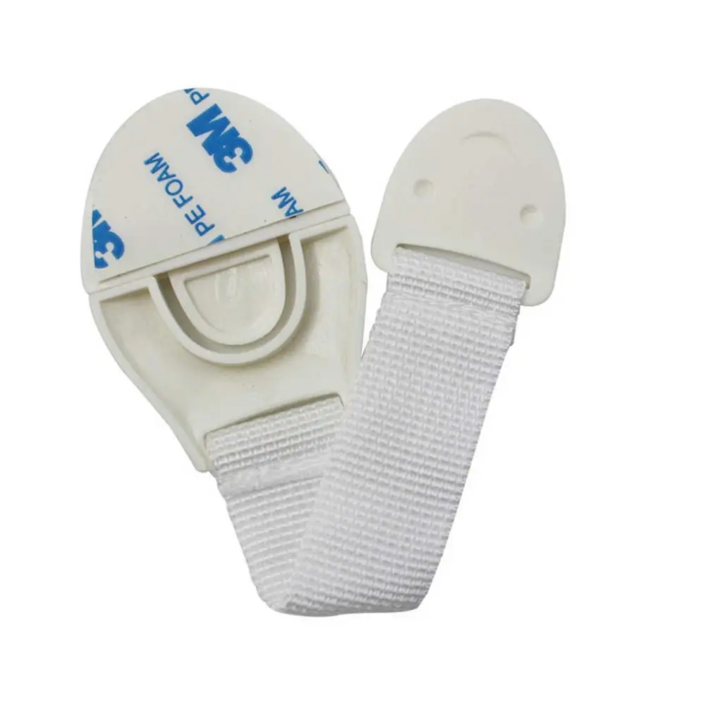 An Toàn Trẻ Em Dây Đeo Khóa Keo Dính Chắc Childproof Chốt Cho Cửa Tủ Ngăn Kéo Lò Nướng Ghế Ngồi Vệ Sinh Tủ Lạnh Không Khoan