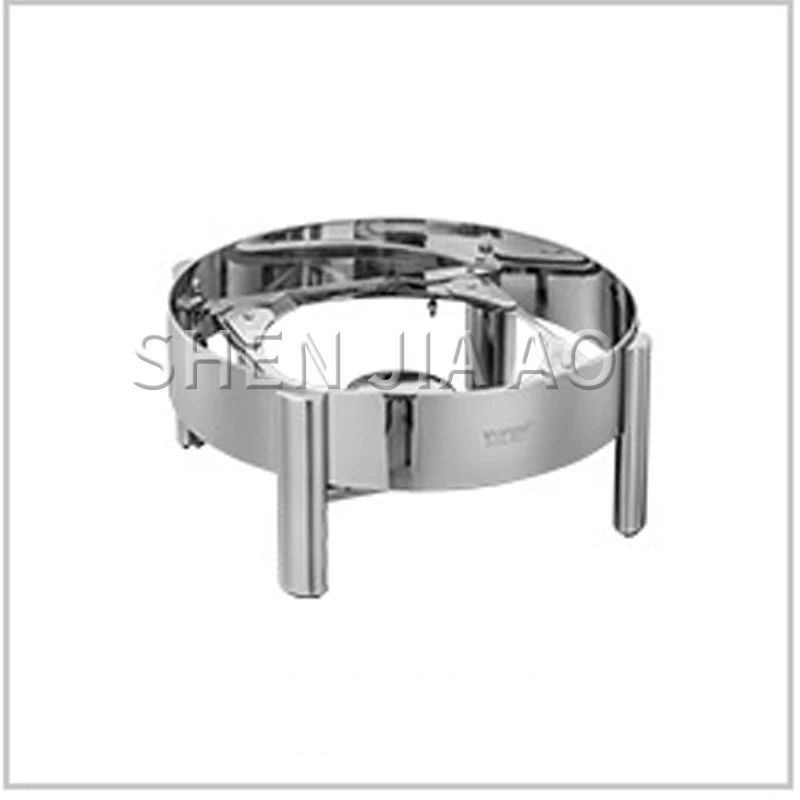 Poêle à sauce rond en acier inoxydable 11l, pot à soupe Commercial, récipient alimentaire, soucoupe à soupe, couvercle en acier (pour cuisinière à induction)