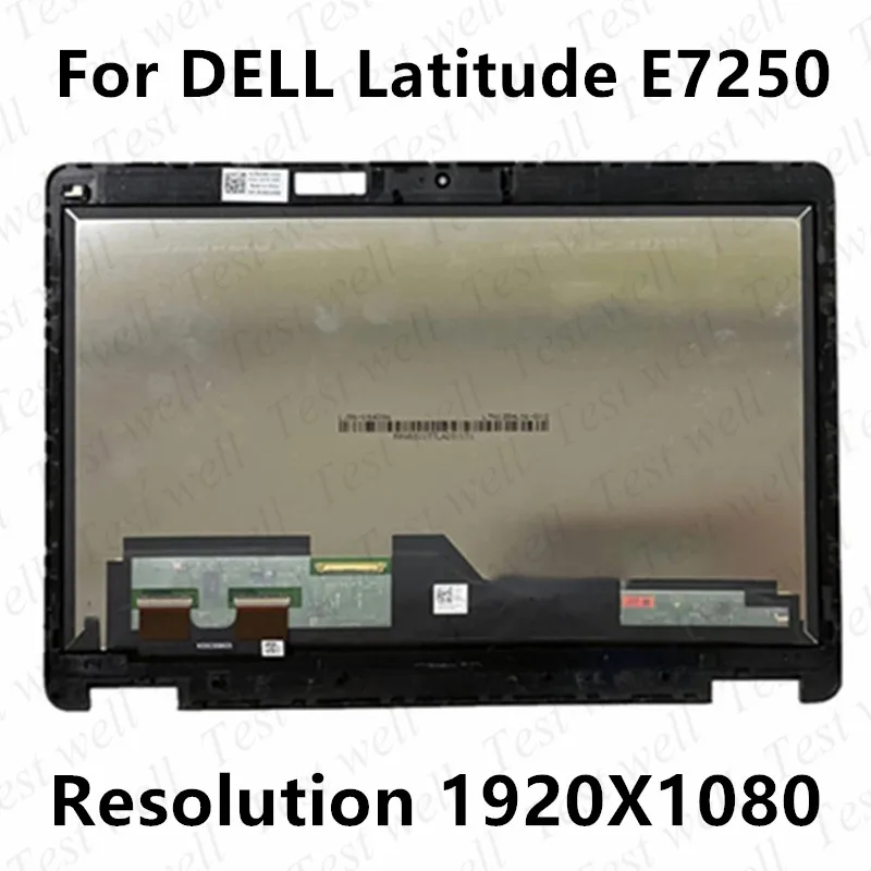 

Original 12.5" FHD For DELL Latitude E7250 LCD Display Touch Assembly LTN125HL01 LP125WF1-SPA4 LP125WF1-SPG4 SPG1 0195C3 039DCW