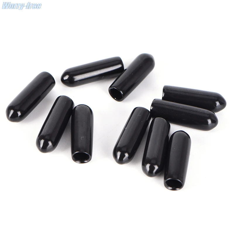 10PCS/lot Rubber Steel Pole Tube Pipe Protecting 3-8mm End Cap PVC Plastic Cable Wire Thread Waterproof Cover Vinyl End Cap