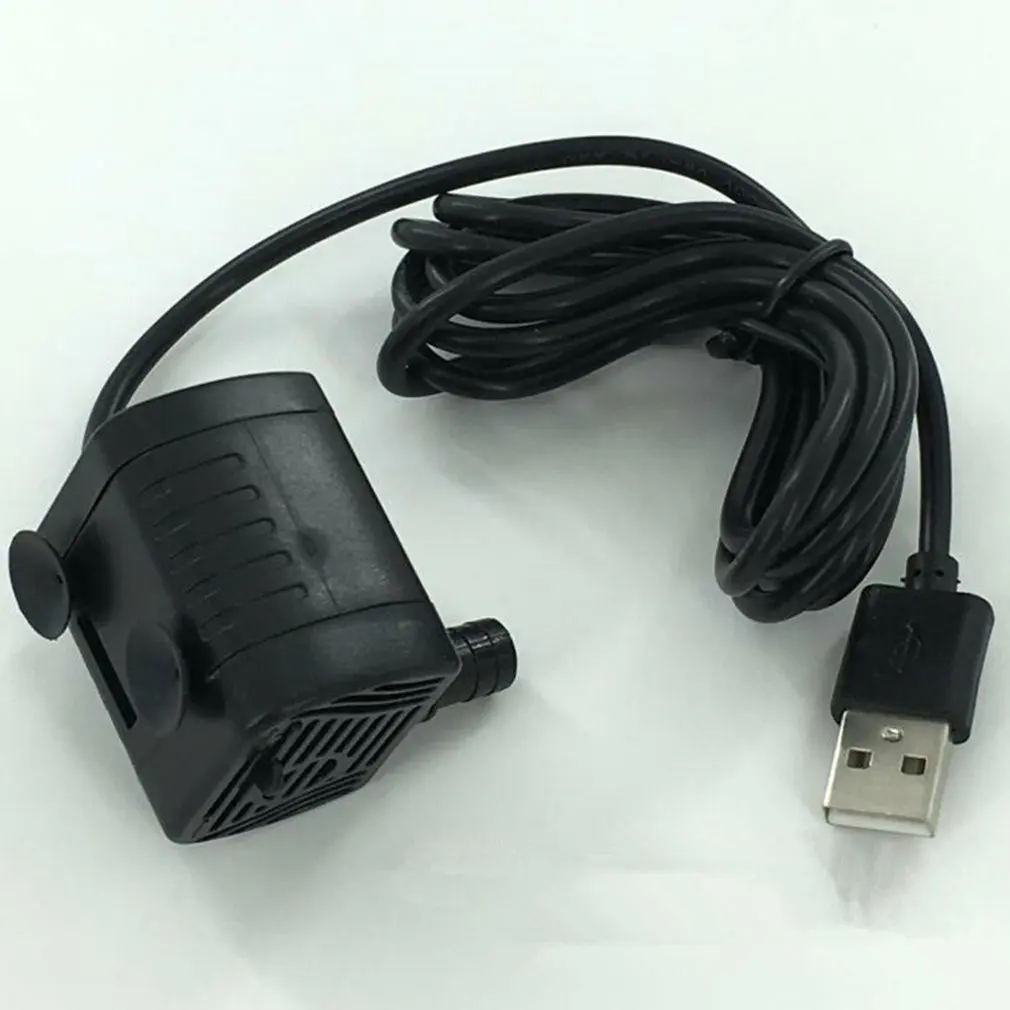 عالية الجودة Usb-1020 مضخة غاطسة صغيرة Dc3.5V-9 فولت 3 واط خزان حوض أسماك نافورة بركة المياه