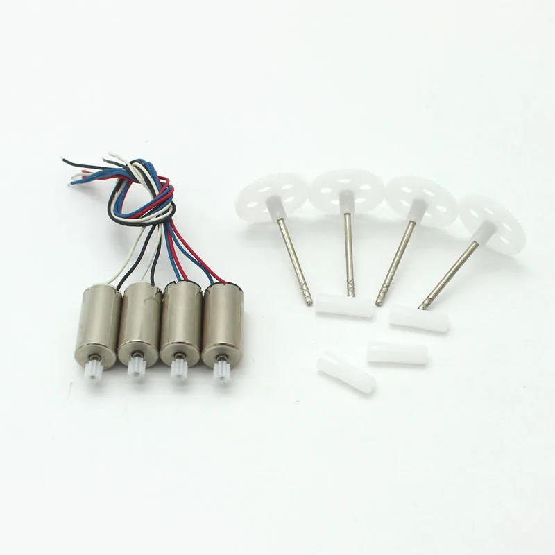 

SYMA X5SW/X5SC/X5HC/X5HW X5UW Spare Parts 2CW 2CCW Motor Engines 4PCS Gear Shaft with fixed Accessory.