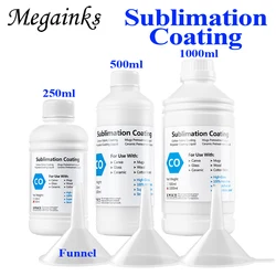 1000ml 500ml 250ml Sublimation Ink Coating for Clothes Heat Transfer Ink Transparent Pretreatment Fluid sublimation coating