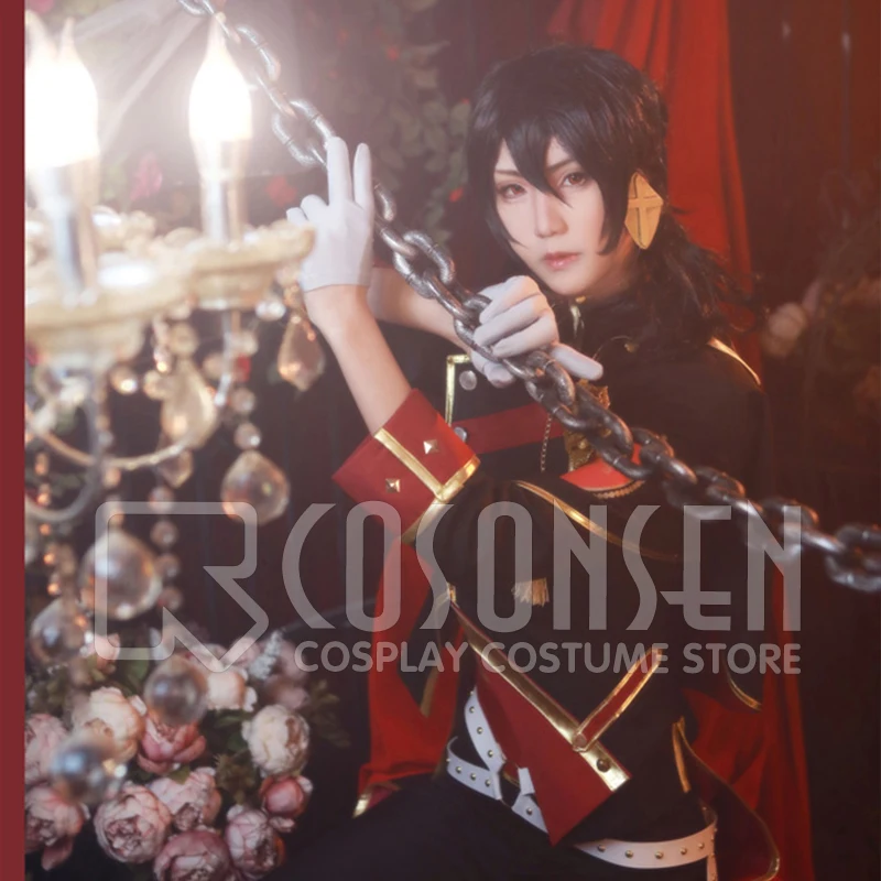 

Ensemble Stars Sakuma Rei Invitation Black Blood Banquet Hakaze Kaoru Cosplay Costume Bloomed Cosplay COSPLAYONSEN Full Set