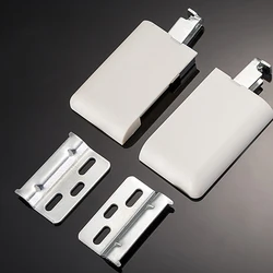 1Pair Silver Hardware Kitchen Cabinet Metal Invisible Hanger Suspension Bracket Hidden Suspension Fittings For Cupboard