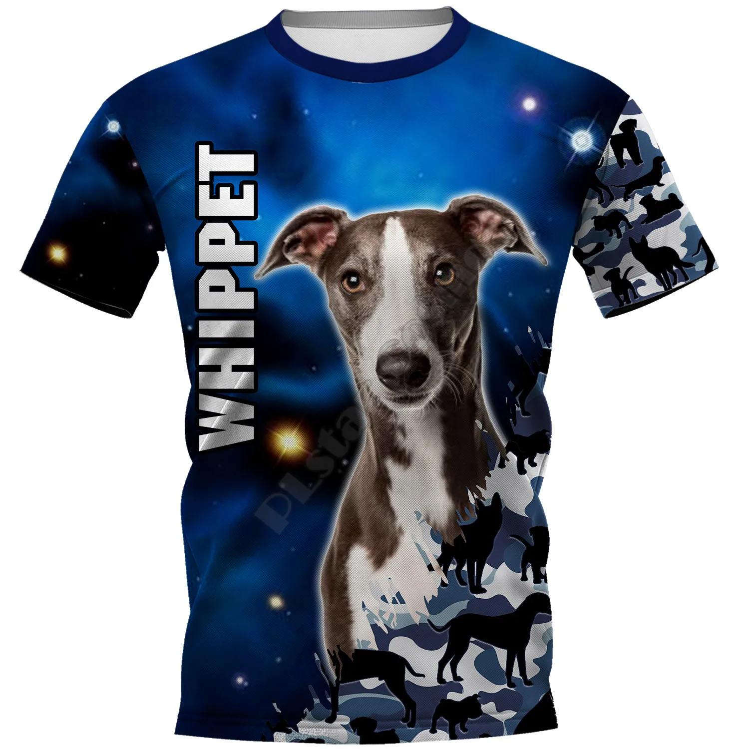 Whippet 3D Printed t shirts women for men Summer Casual Tees Short Sleeve T-shirts Short Sleeve Drop Shipping 05