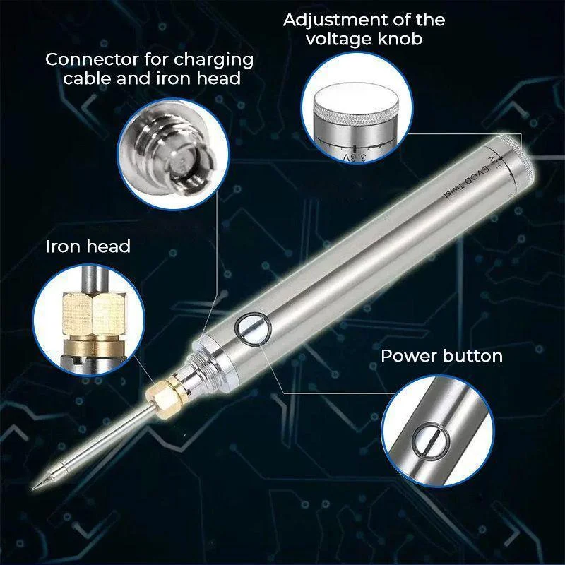 Wireless Charging Welding Tool Soldering Iron Mini Portable Battery Soldering Iron with USB Welding Tools Repair Tool