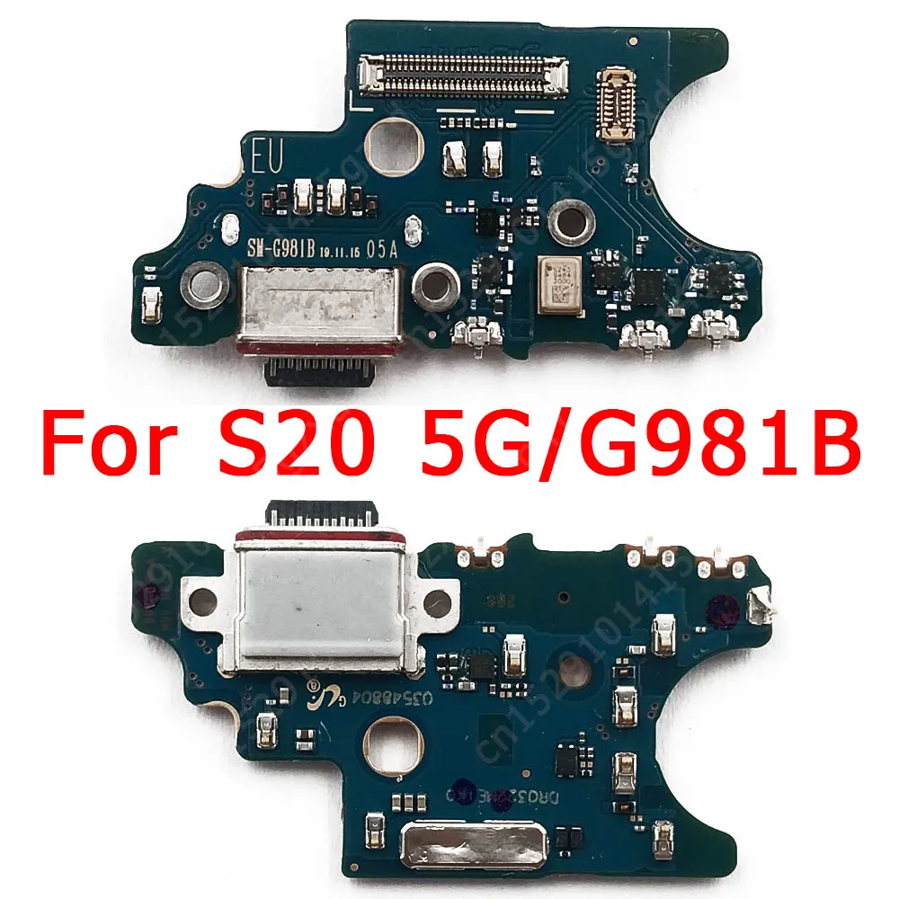 Charging Port For Samsung Galaxy S20 5G Plus Ultra Charge Board USB Connector Socket Mic Replacement Repair Spare Parts