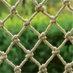 Filet de sécurité en ULde jute fait à la main pour enfants, filet de protection pour escaliers, filet de protection pour jardin, filet de plafond jetable anti-oiseau et cerf, décoration de la maison