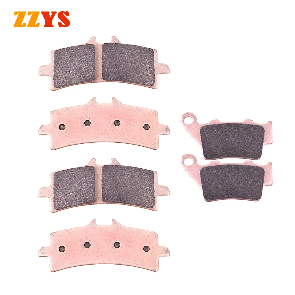 Motorcycle Front Rear Brake Pads Set For BMW HP4 HP 4 Carbon 2013 Low Dust Long Life 102.25 x 42.25 x 7.5mm  78 x 42 x 9mm